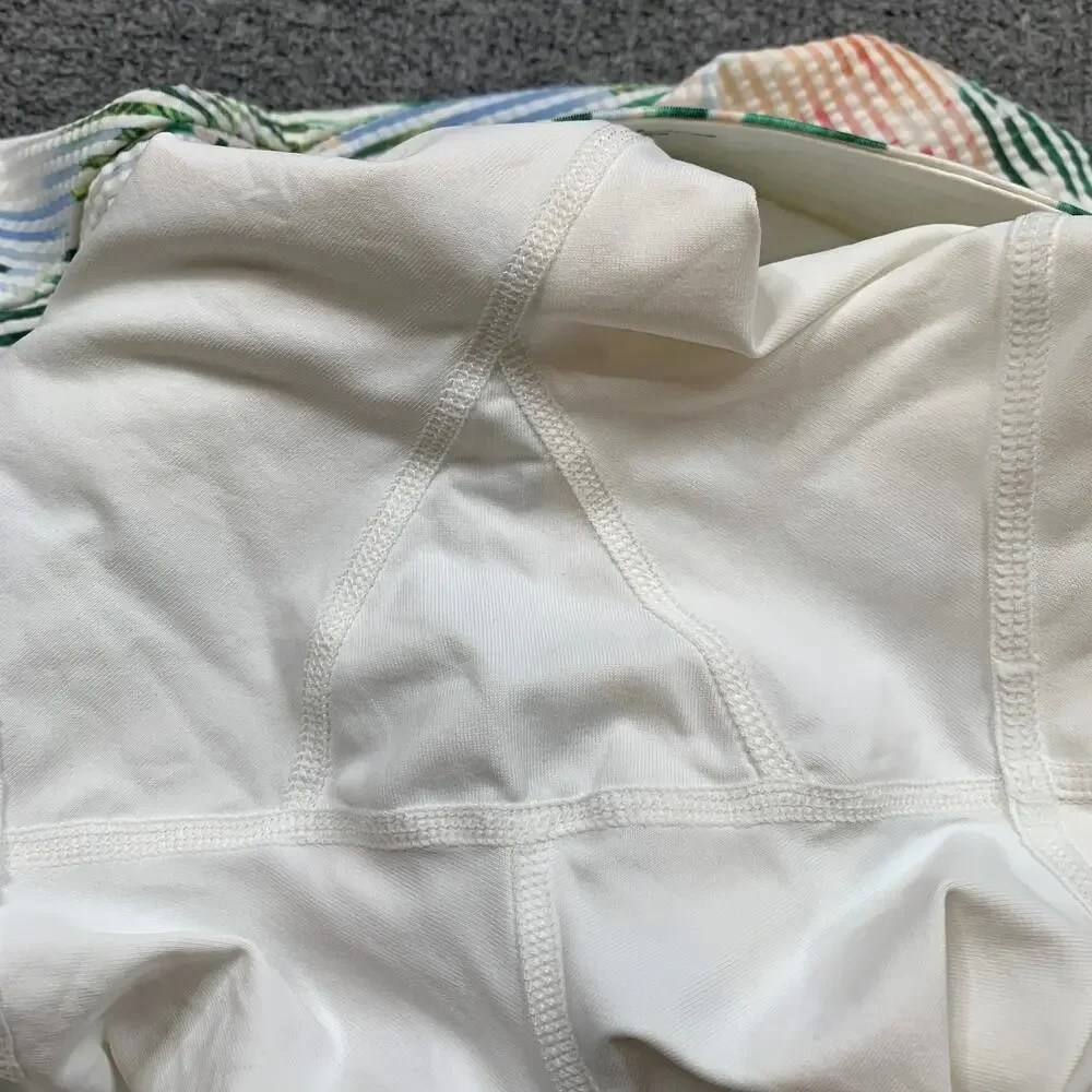 Tommy Bahama Skort Women Medium IslandZone Abby CostaWave Ocean Vida Seersucker